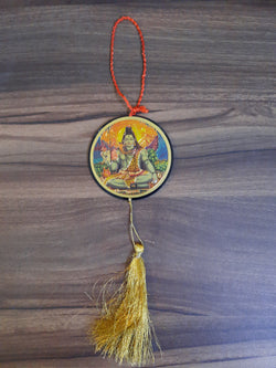 Sri Shiv Parivar Talisman Gift Pendant Amulet for Car Rear View Mirror Decor Ornament Accessories