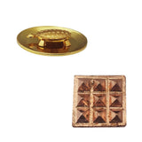 Divya Mantra Set of 2 Pure Copper Plates with 9 Wish Pyramids Vastu Dosh Nivaran Yantra Door Sticker-Brown & Feng Shui 2 Inch Tortoise/Turtle with 3.5 Inch Water Plate For Good Luck, Money-Yellow - Divya Mantra