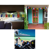 Divya Mantra Combo Of Tibetian Buddhist Prayer Flags For Home, Car And For Motorbike - Divya Mantra