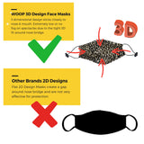 Face Mask, Washable Reusable Animal Print Face Masks For Health Protection n Skin Care Unisex Mouth Filter Facemask, Soft Dri-Fit Handmade in India, Nose to Chin Mud & Pollution Dust Cover - SET OF 10 - Divya Mantra